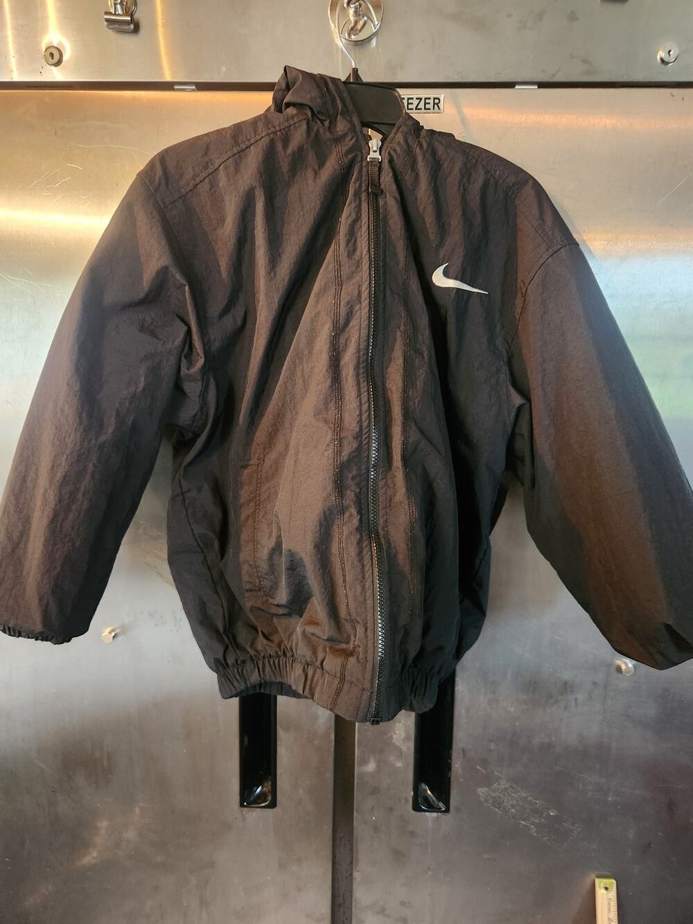Vintage Nike Windbreaker Jacket Mens Size L 14-16 Full Zip Hooded